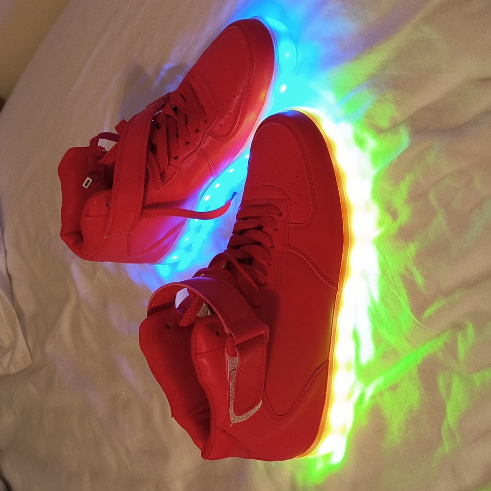 Light-up sneakers